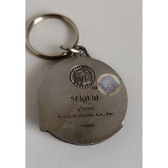 Vintage 1997 Tampa Bay Buccaneers NFL Keychain Key ring Siskiyou Buckle Co. - Picture 4 of 4